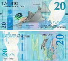 *20 Guldenov Curacao & Sint Maarten 2025, P02 UNC - Kliknutím na obrázok zatvorte -